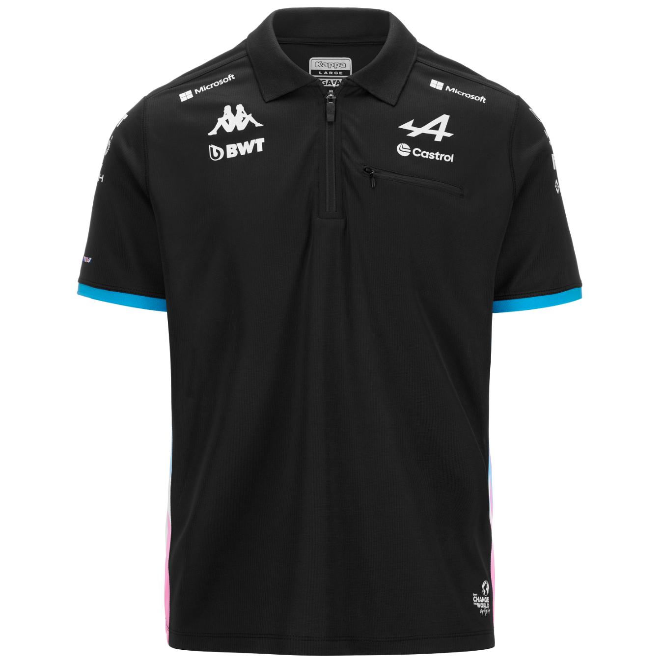 Polo BWT Alpine F1® Team Noir Homme 2024