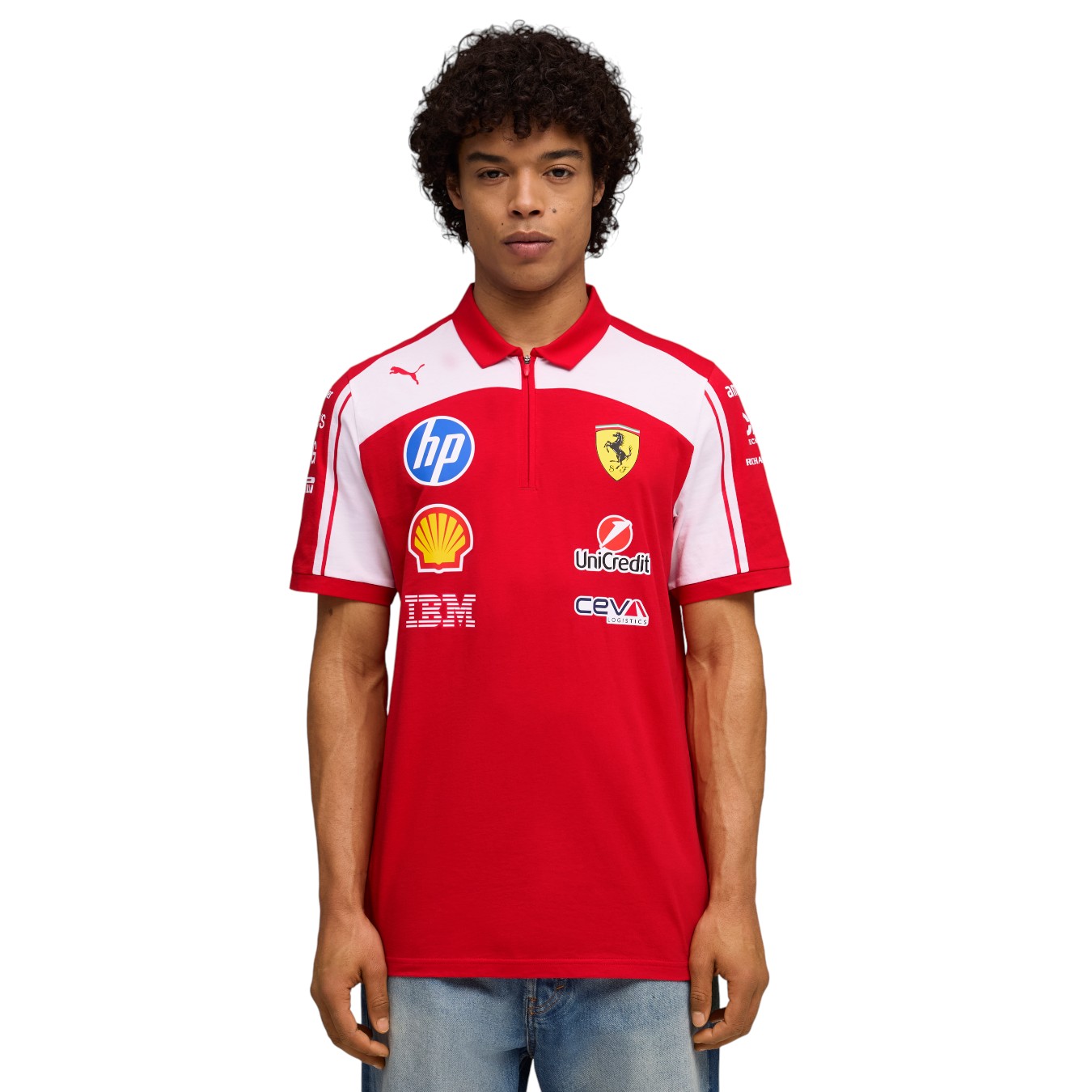Polo Ferrari F1 Team Rouge Homme