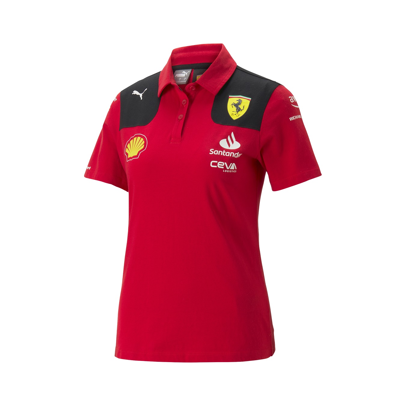Polo FERRARI Puma Team rouge pour femme
