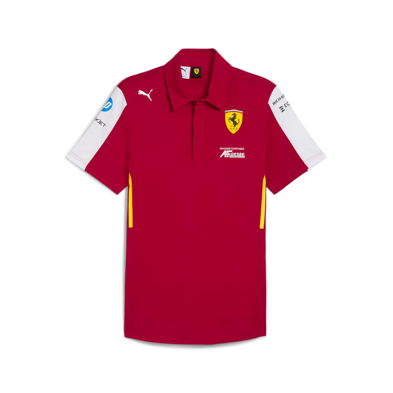 Polo Ferrari WEC LMH Dark Cherry Homme
