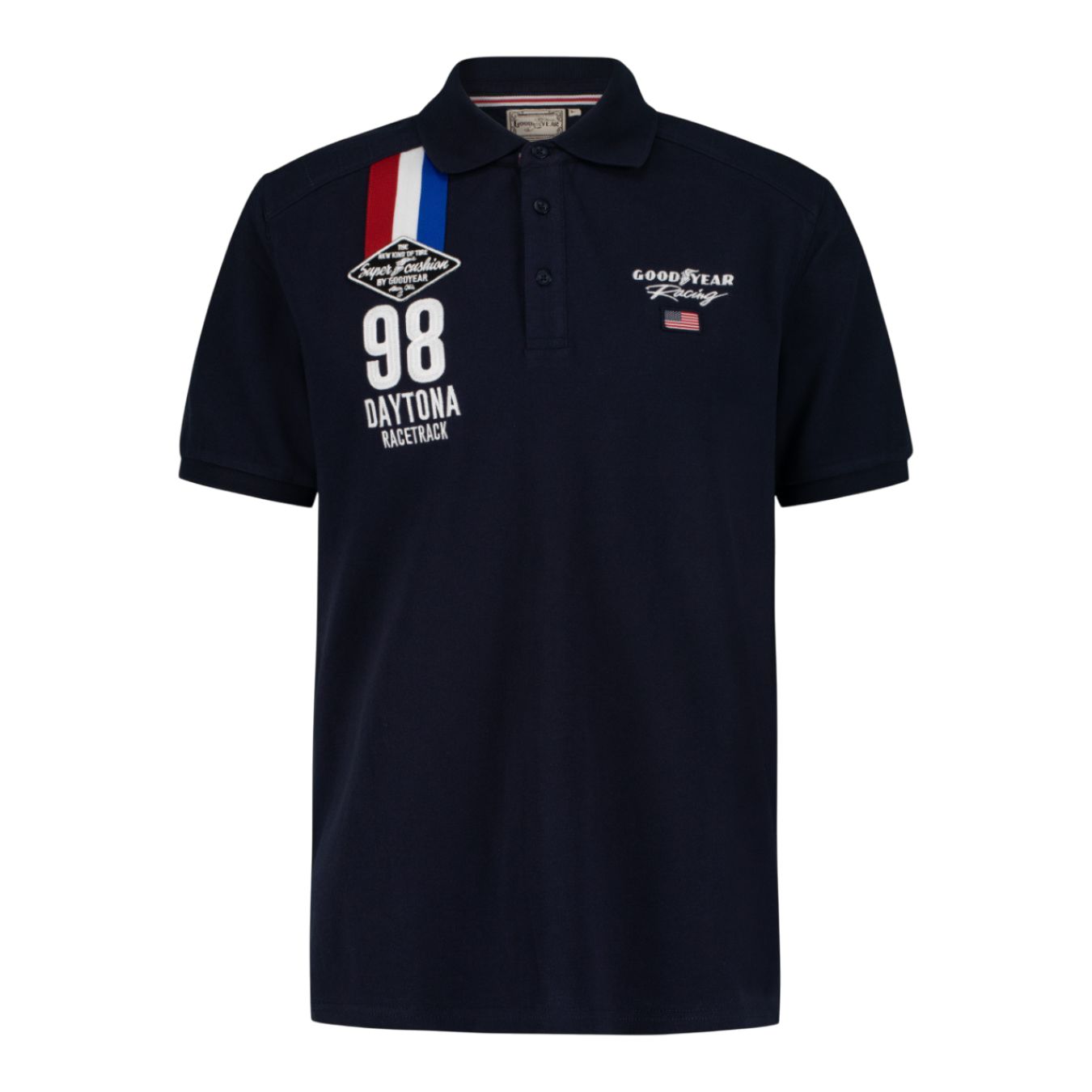 Polo Goodyear Serring Navy Pour Homme