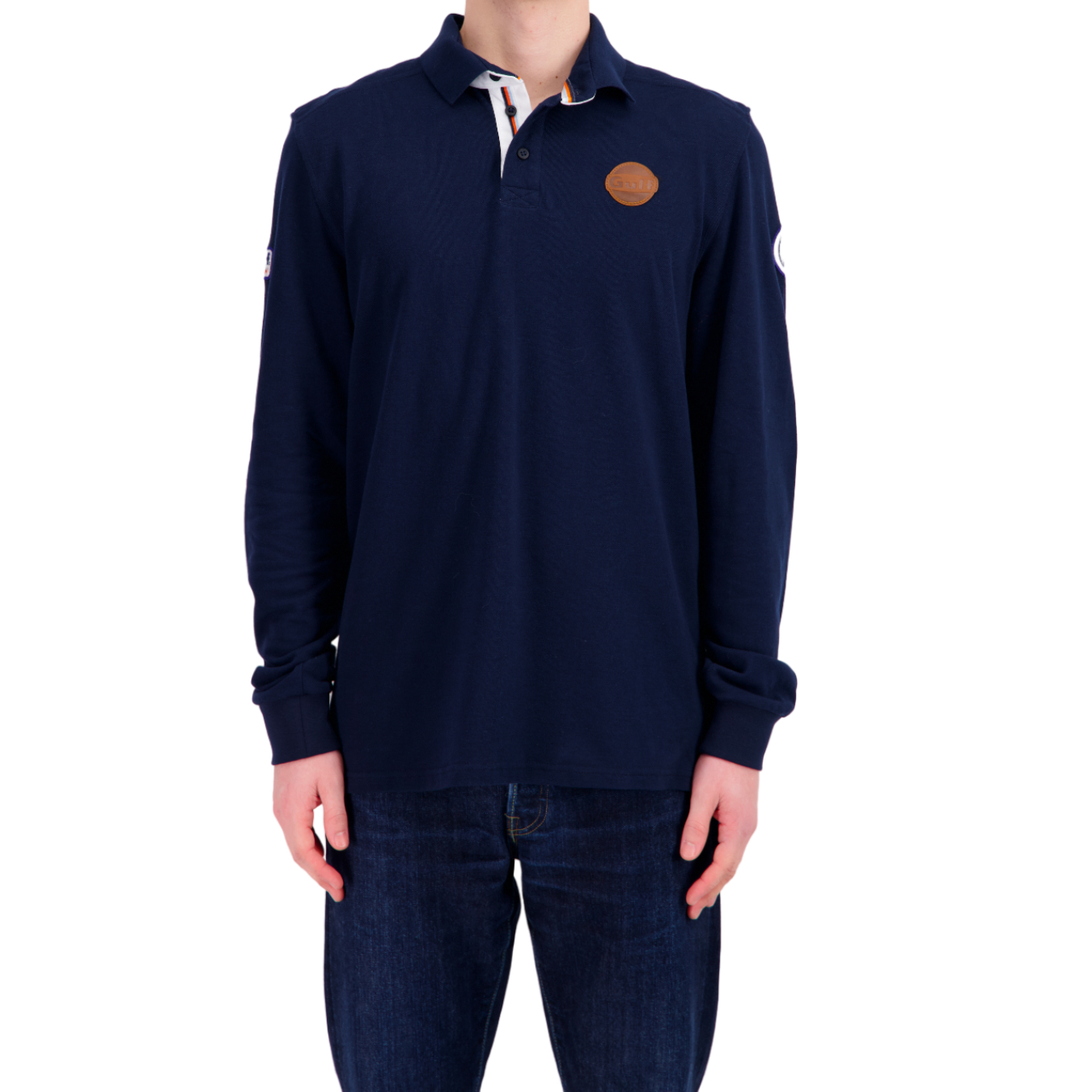 Polo Gulf Number 9 Classic Bleu Marine Homme