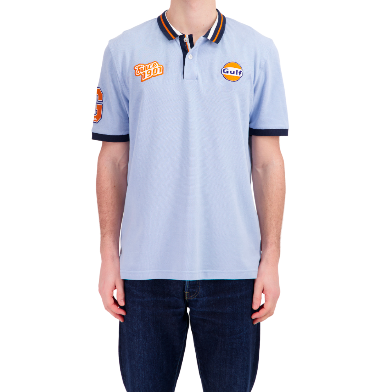 Polo Gulf Varsity Bleu Homme