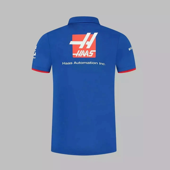 Polo HAAS F1 TEAM Bleu pour Homme