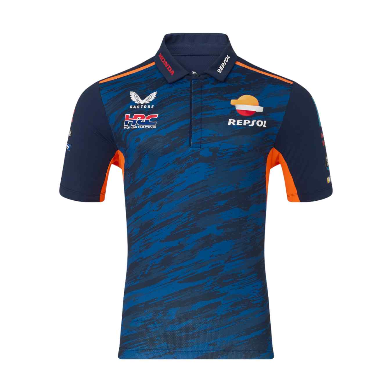 Polo HONDA Castore Team Repsol Bleu pour Homme HON24_PLH_TEA
