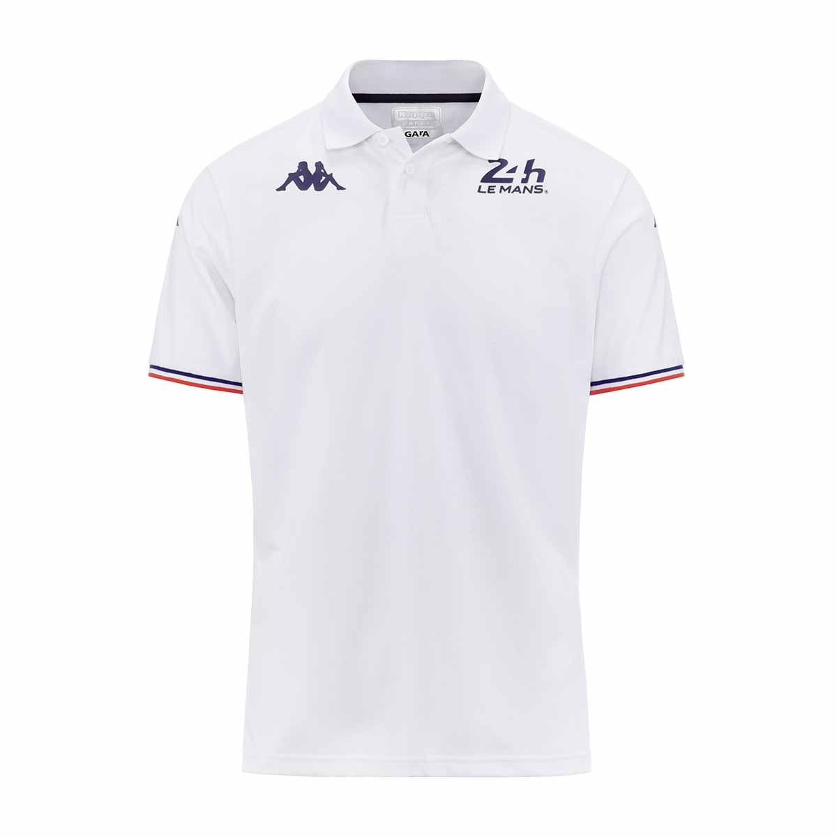 Polo Kappa Andoi 24H du Mans Blanc Homme