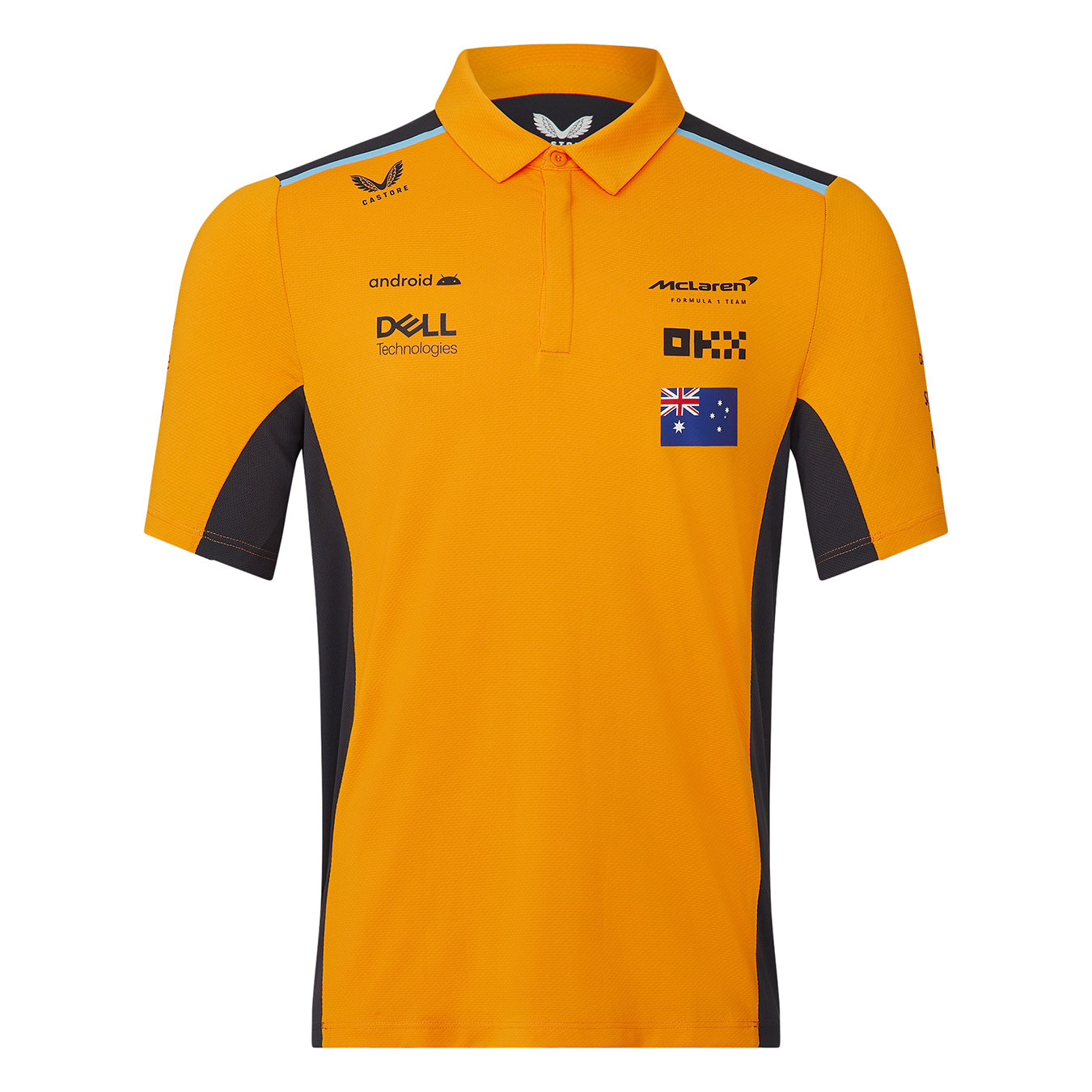 Polo MCLAREN Castore Lando Norris Replica Orange pour homme