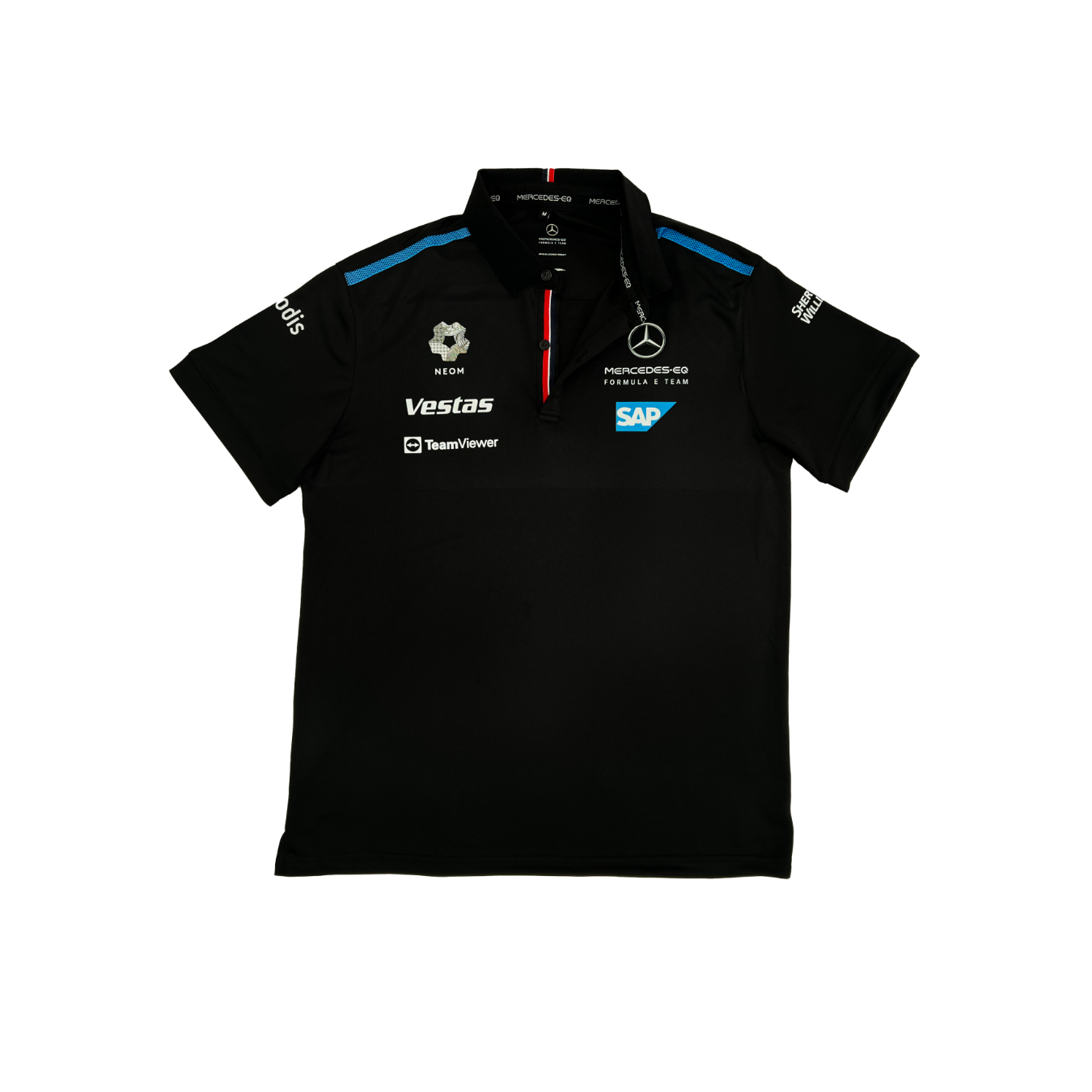 Polo MERCEDES AMG Formula E Team noir pour homme