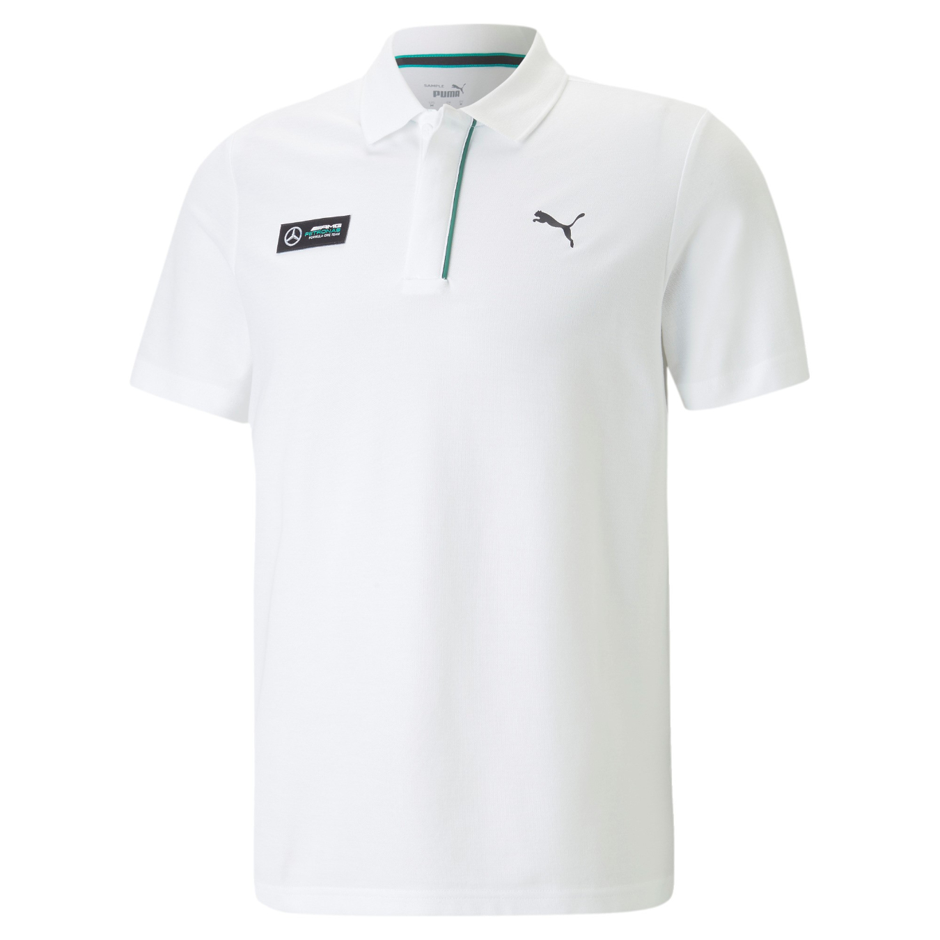 Polo MERCEDES AMG Puma blanc pour homme