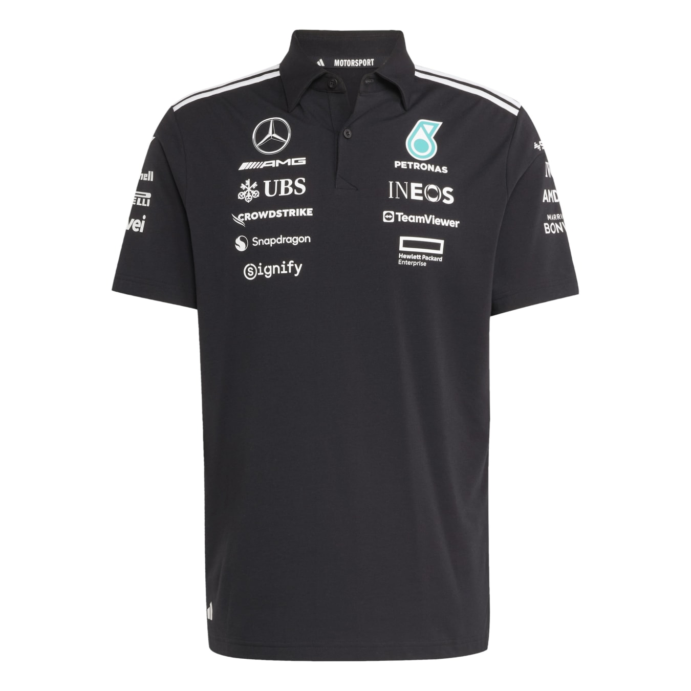 Polo Mercedes AMG Team bm noir homme