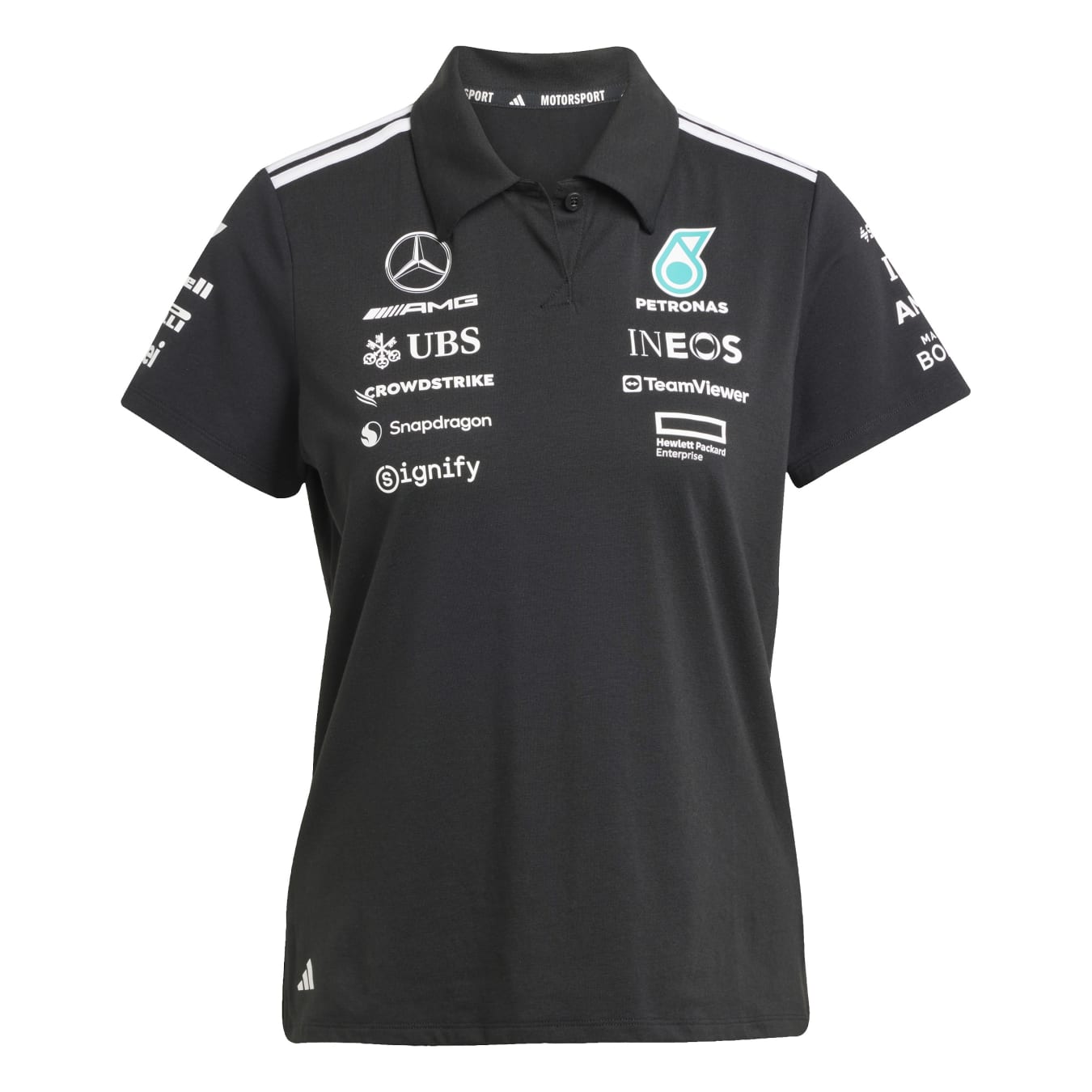 Polo Mercedes AMG Team noir femme