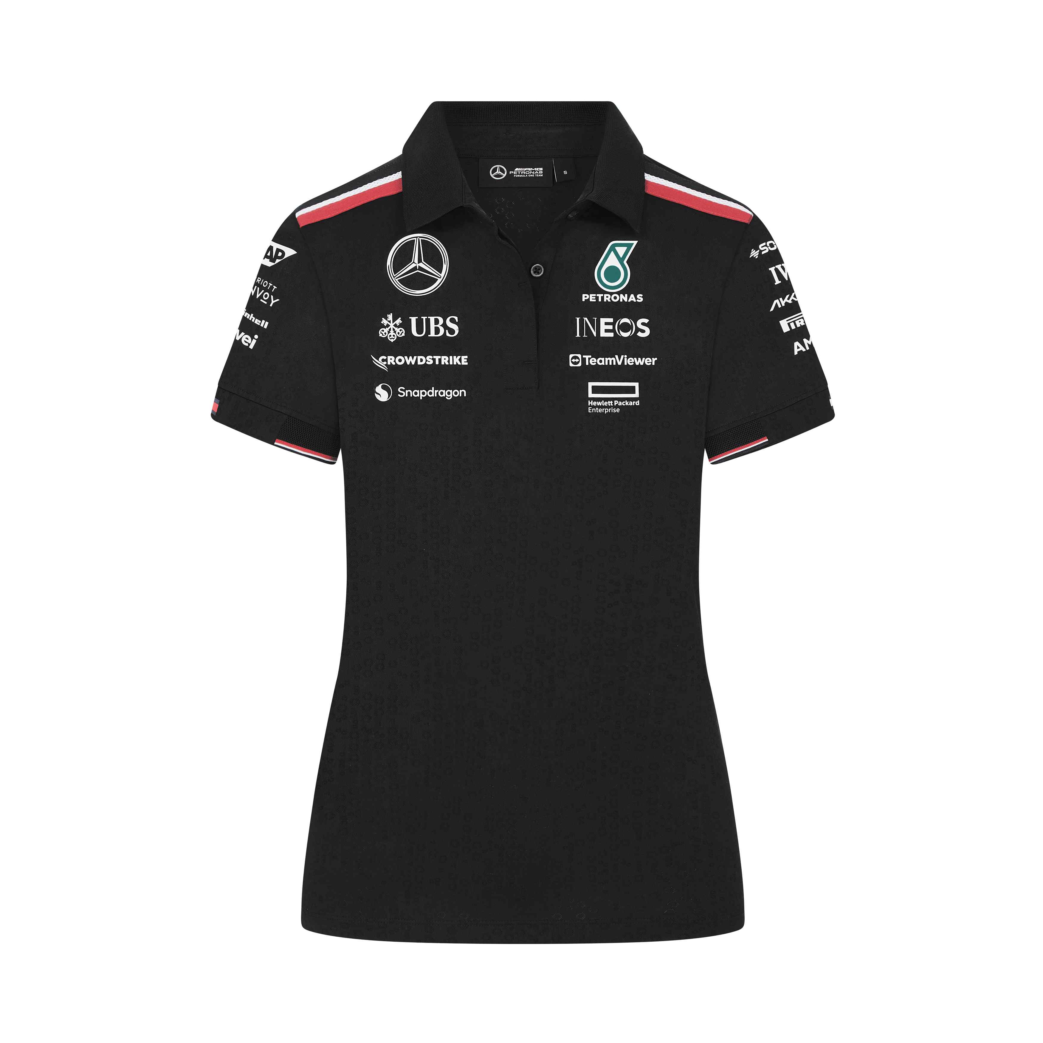 Polo MERCEDES AMG Team Noir pour Femme MGP24_PLF_TEA