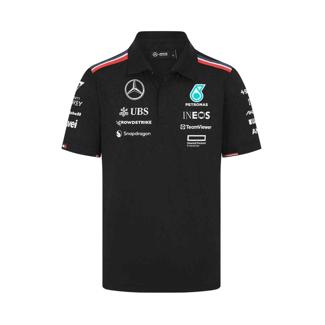 Polo MERCEDES AMG Team Noir pour Homme MGP24_PLH_TEA