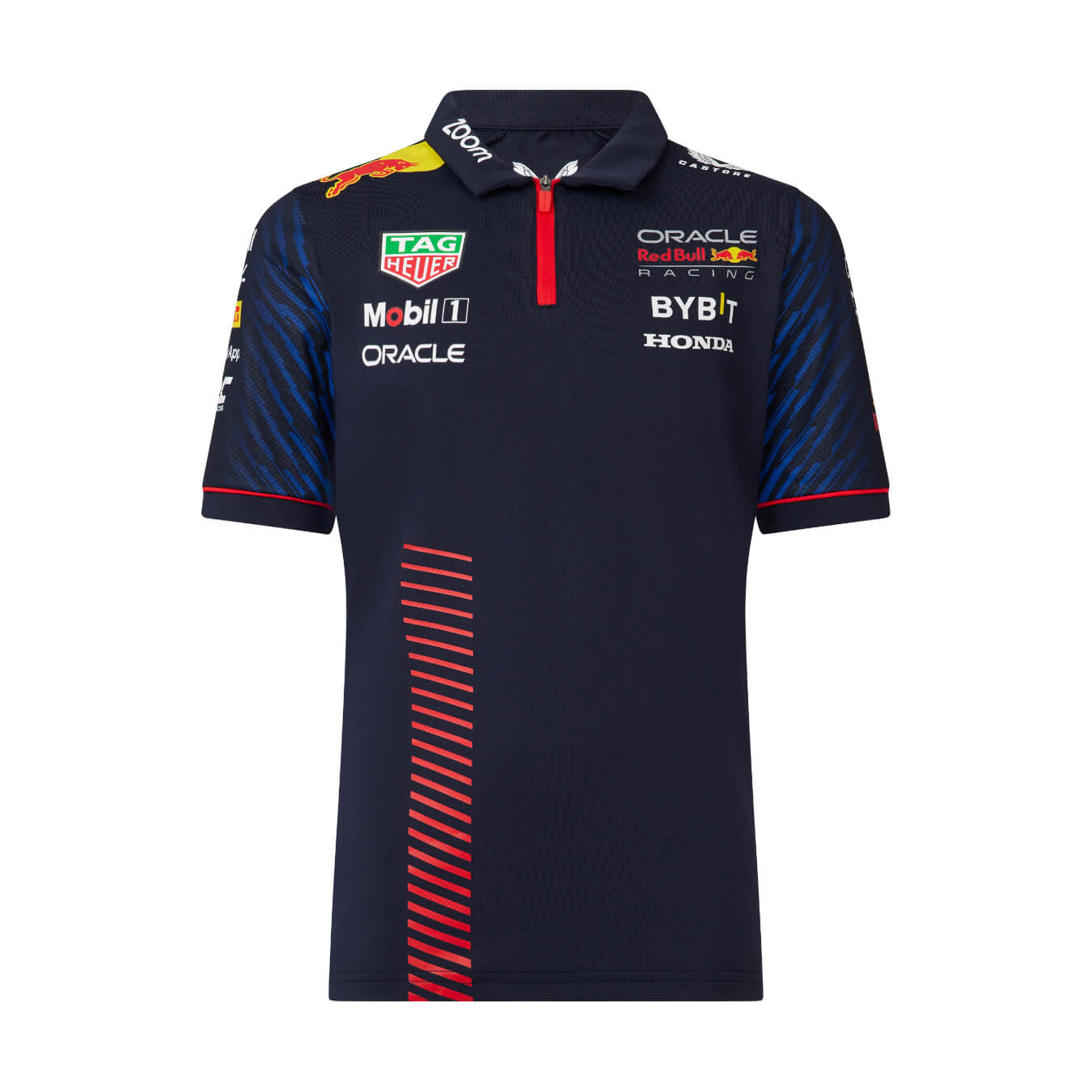 Polo RED BULL Racing Castore Team Replica Bleu pour enfant