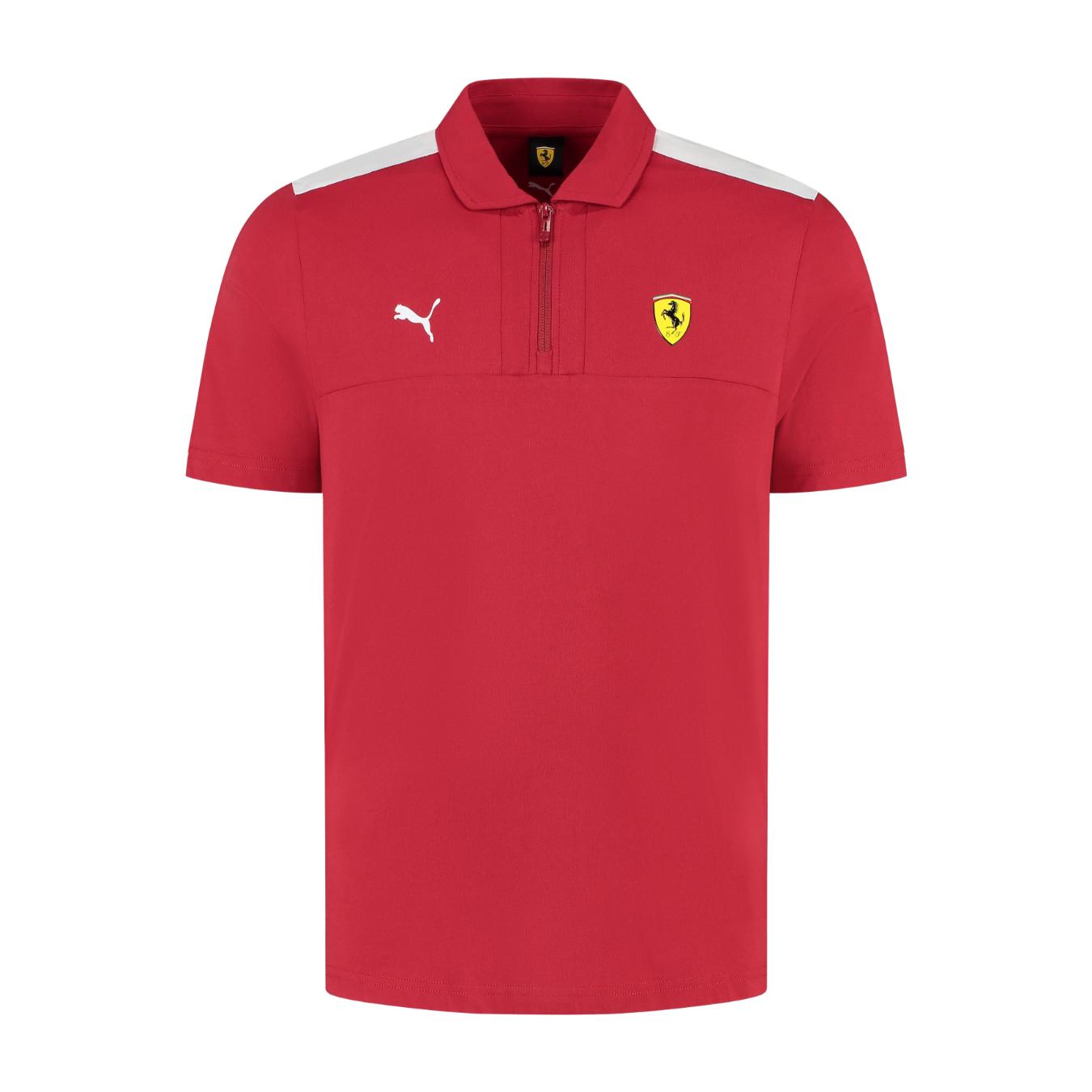 Polo Scuderia Ferrari Sf Polo Dark Cherry Homme