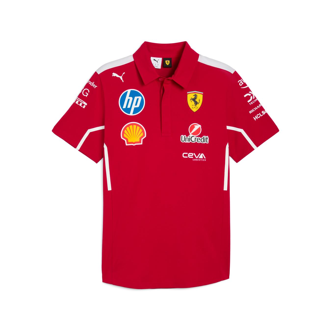 Polo Scuderia Ferrari Team Dark Cherry Femme