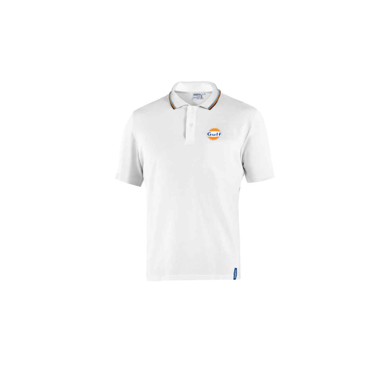 Polo SPARCO X GULF PIQUET Blanc