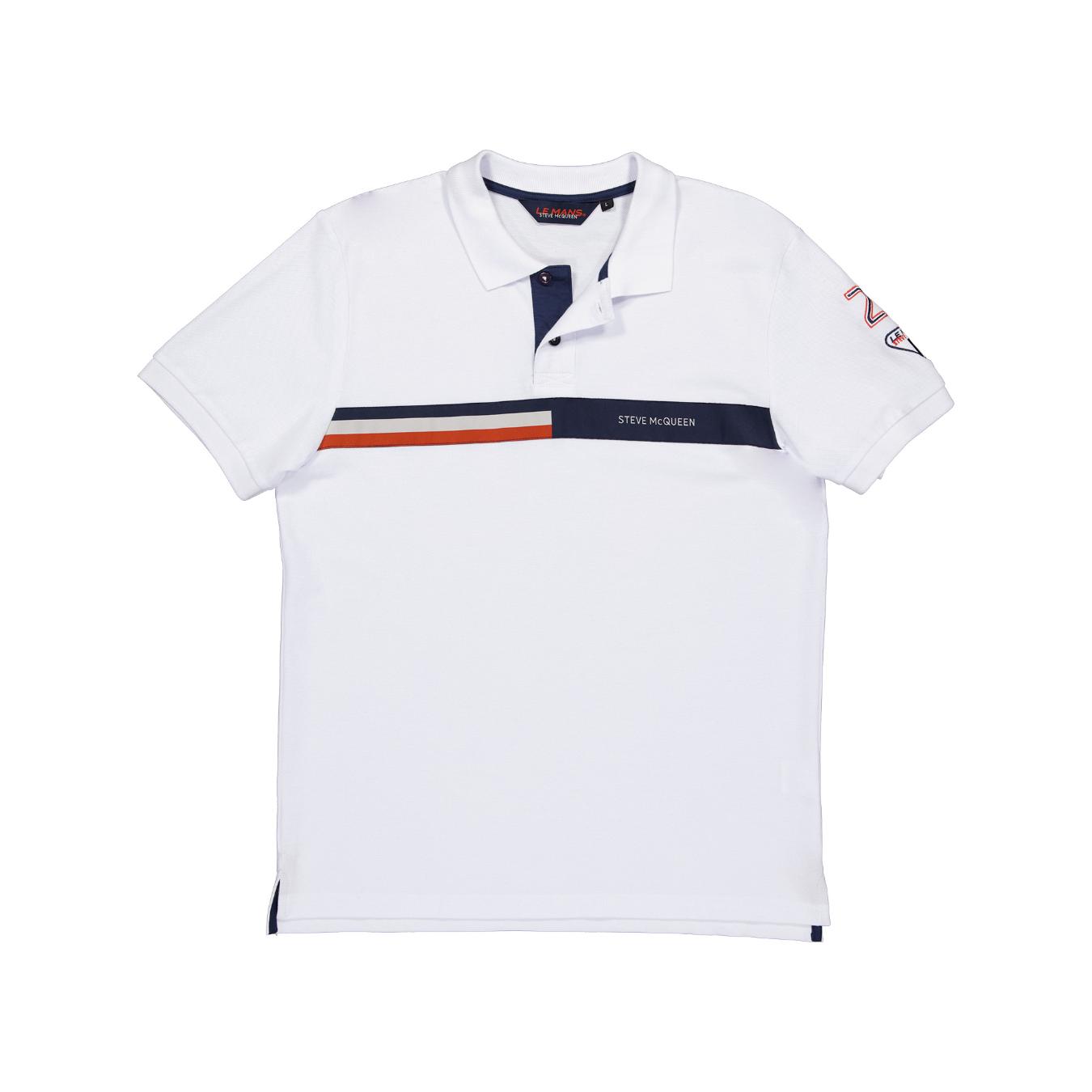 Polo Steve McQueen Racing Off White Homme