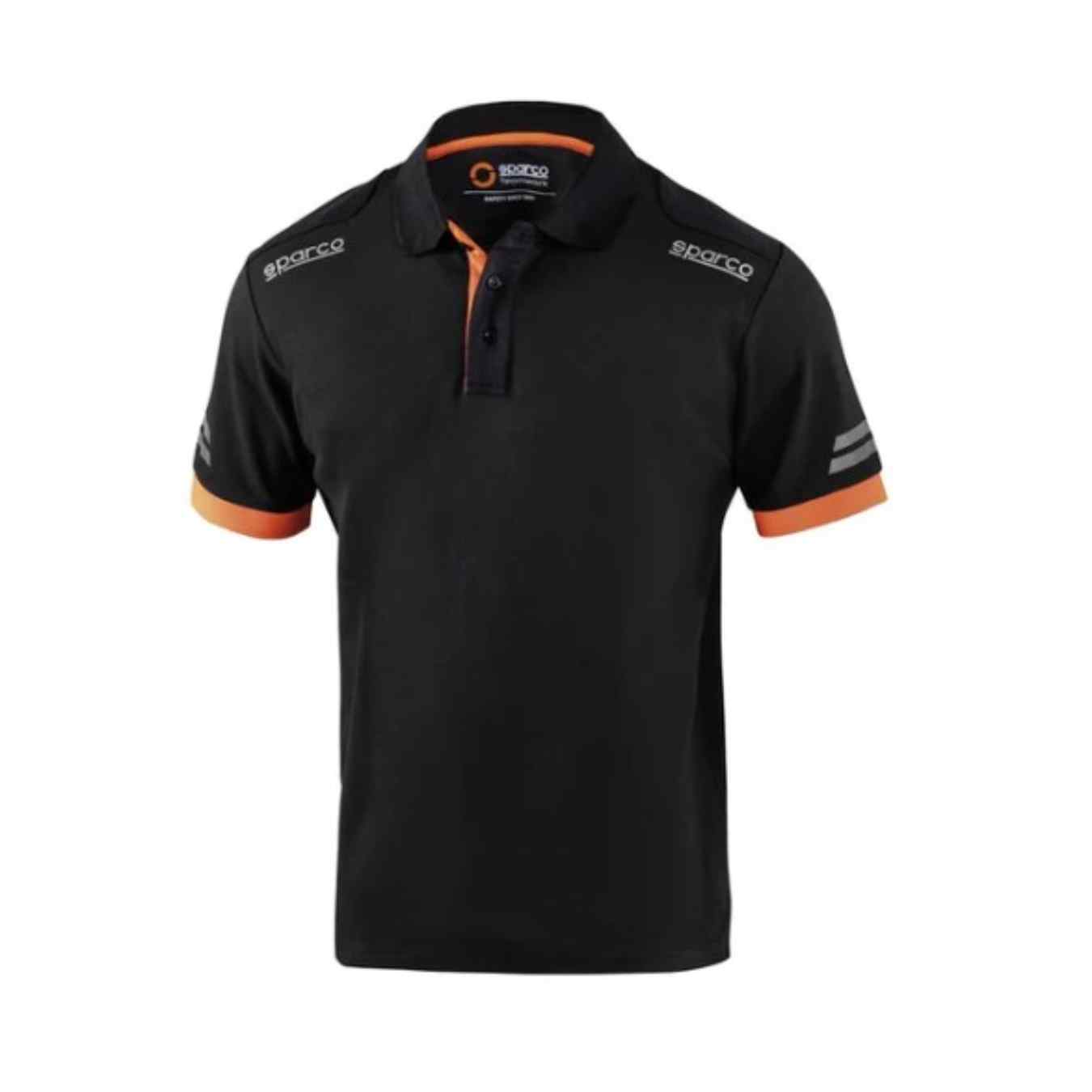 Polo Tech SPARCO Noir/Orange