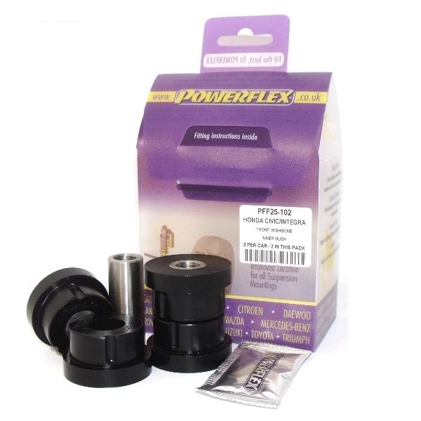 Silent blocs POWERFLEX Standard pour HONDA Civic / CRX / Integra Type R n°2 Triangle avant intérieur
