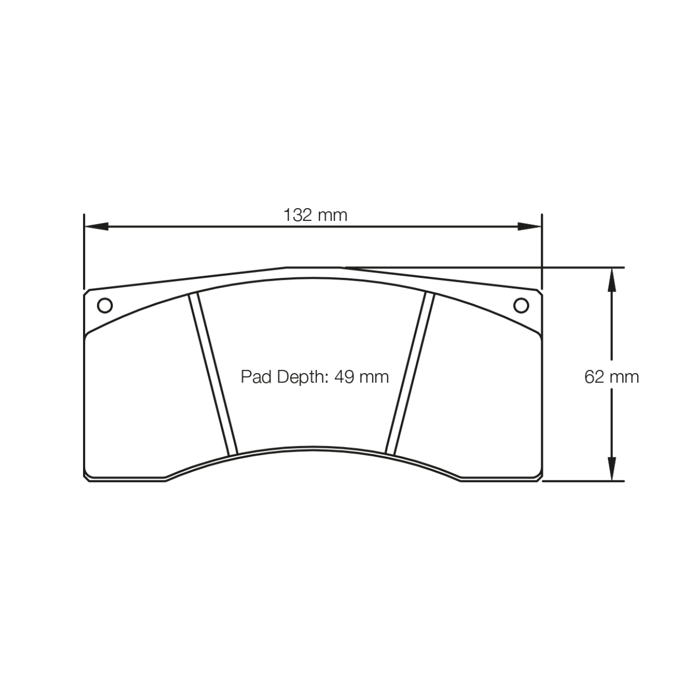 Plaquettes de Frein Pré-rodées PAGID Forme 1674 Composé RSL19