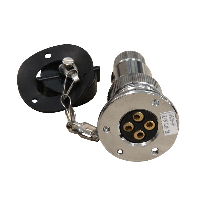 Prise étanche pour rampe de phares 4 plots