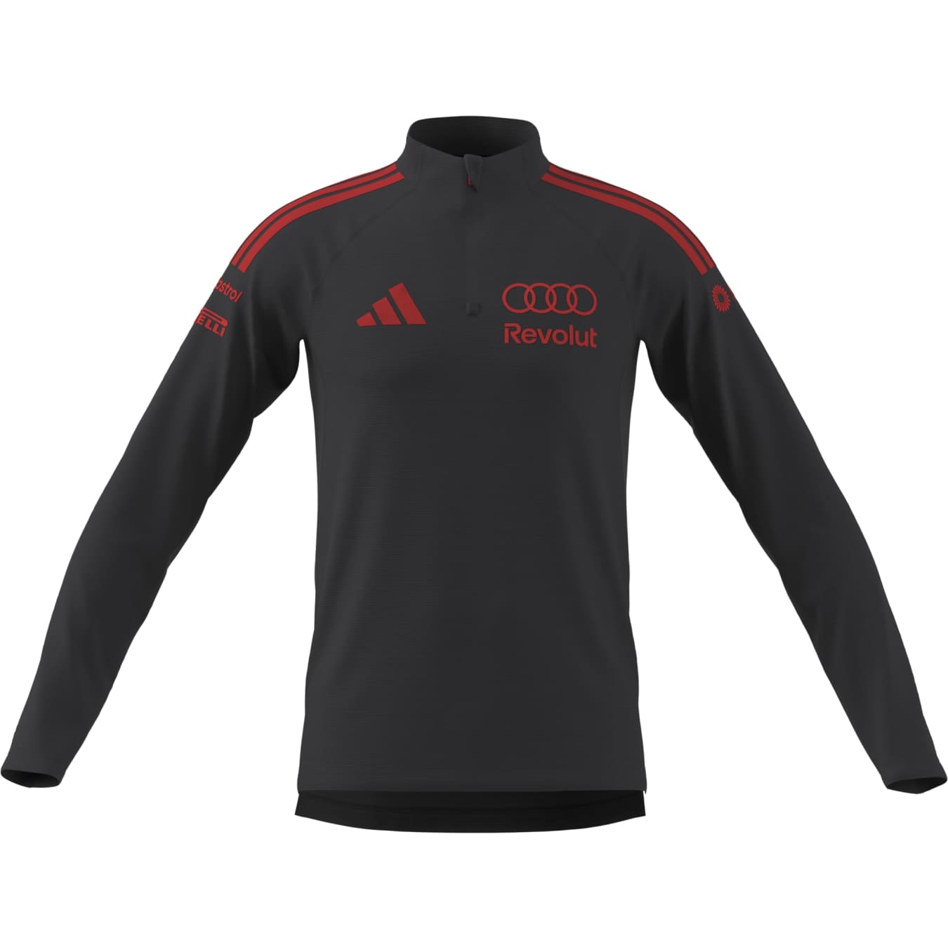 Pull d'entrainement 1/4 Zip Audi F1 Team noir