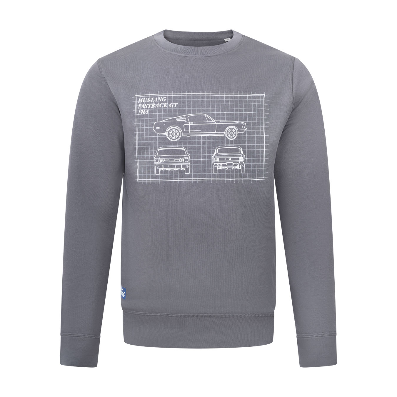 Pull Gris Homme Ford Mustang