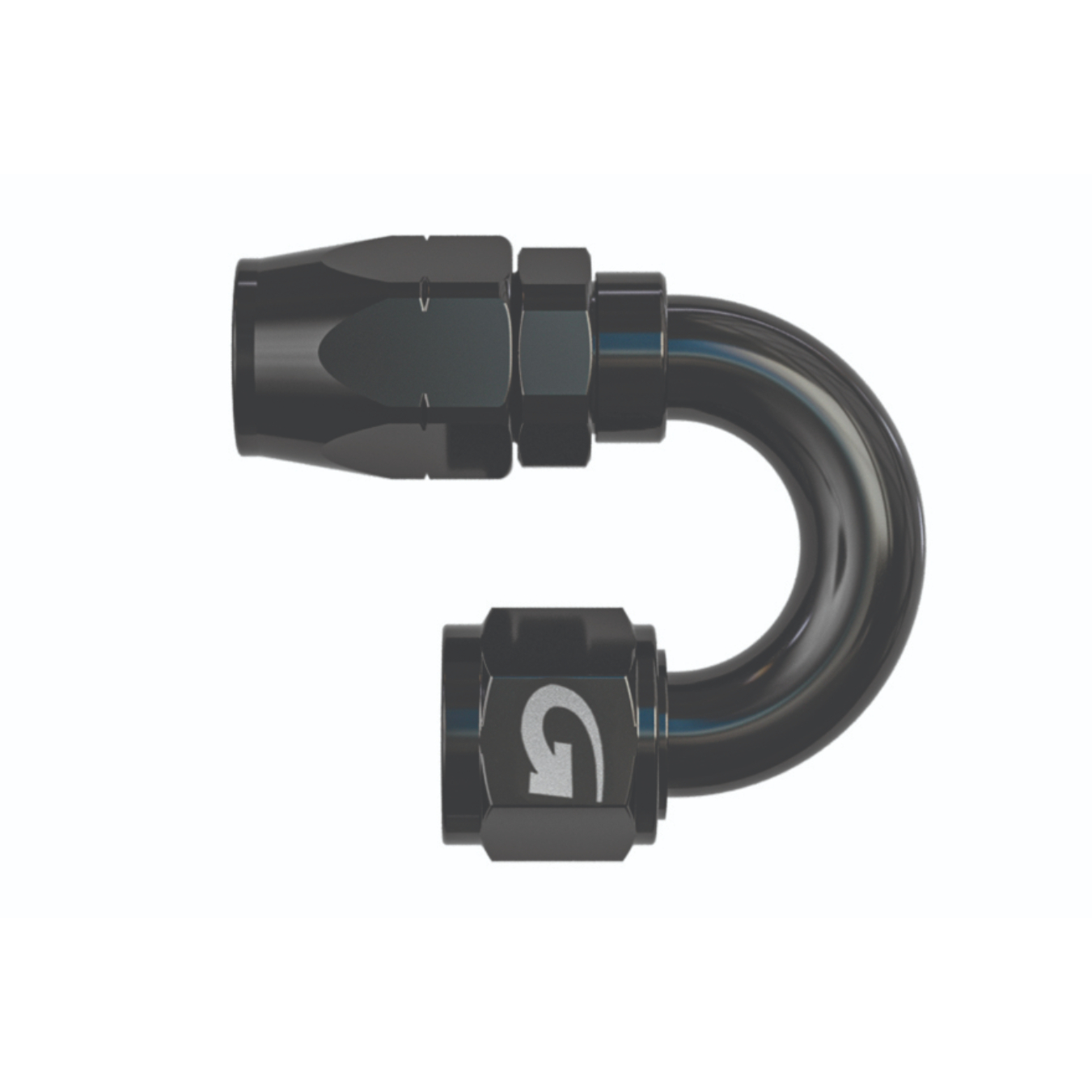 Raccord GOODRIDGE 236 180° Dash 16 1 5/16 JIC X 12 en Alu Noir