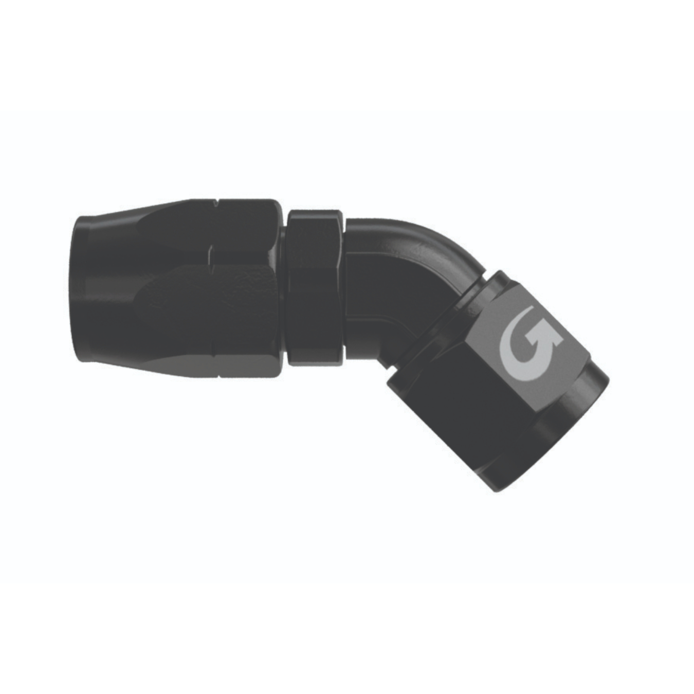 Raccord GOODRIDGE 336 45° Dash 6 9/16 JIC X 18 en Alu Forge Noir