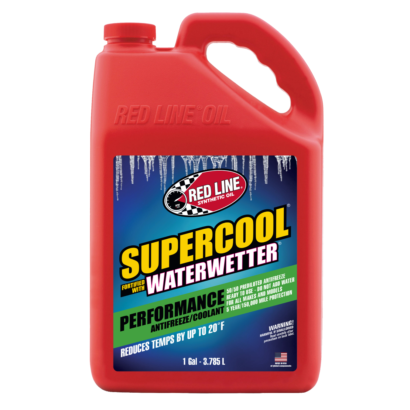 Liquide de refroidissement RED LINE SUPERCOOL PERFORMANCE 3.785L