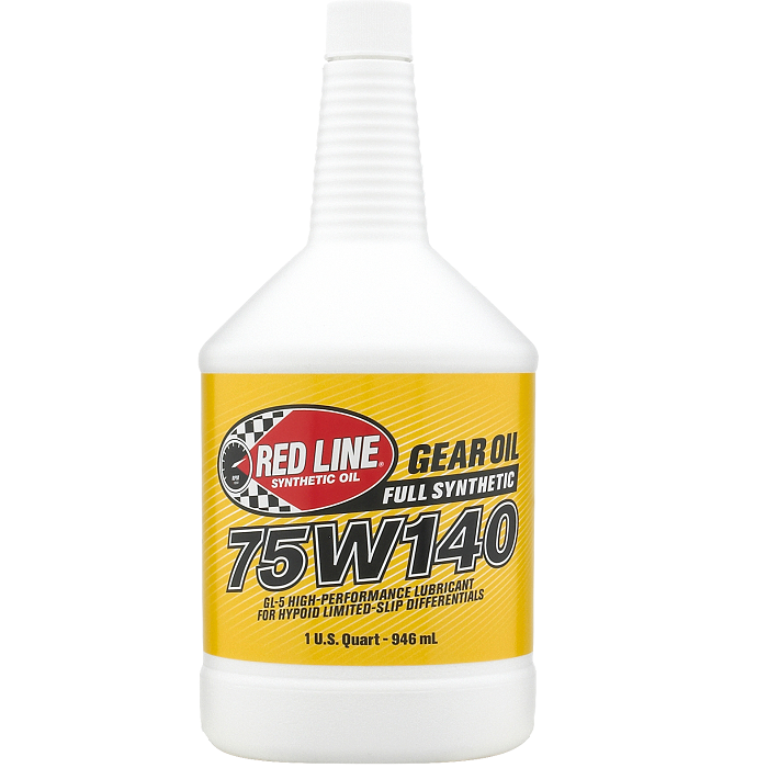 Huile boîte de vitesses RED LINE 75W140 GL-5 0.946L