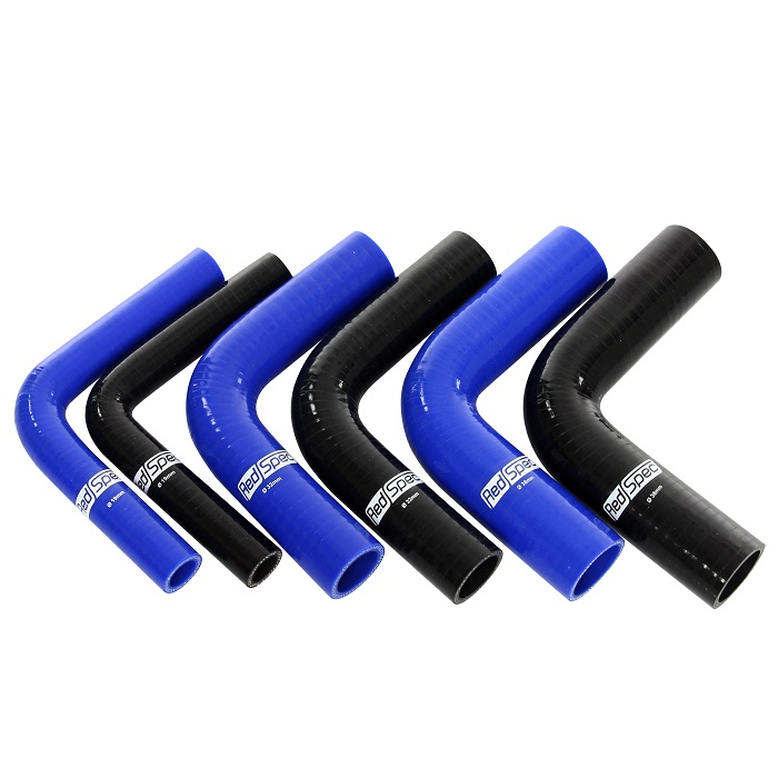 Durite silicone coudée à 90° REDSPEC