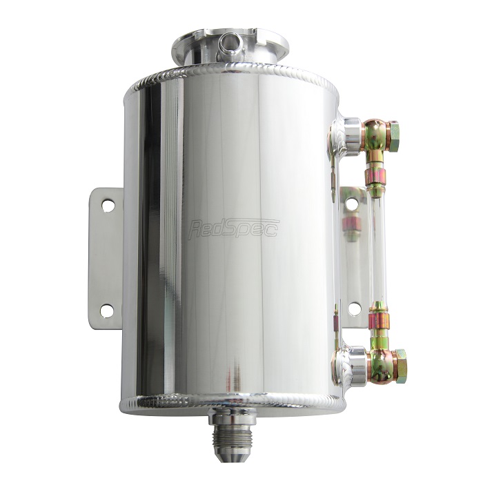 Vase d'expansion aluminium REDSPEC avec niveau visible de l'extérieur