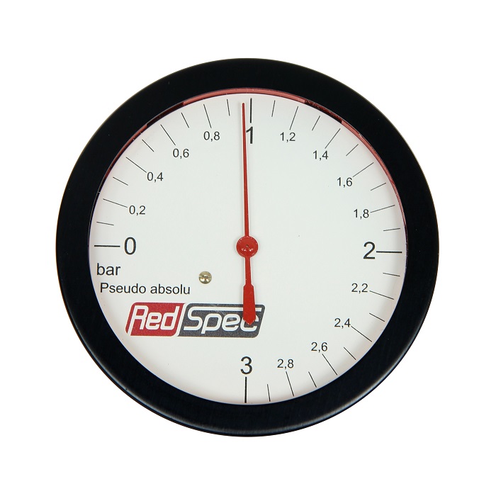 Manomètre REDSPEC pression de turbo 0 - 3 bars