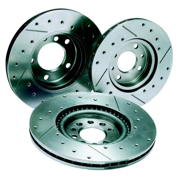 A3 Quattro S3 3.2 Drilled Grooved Brake Discs Front 03