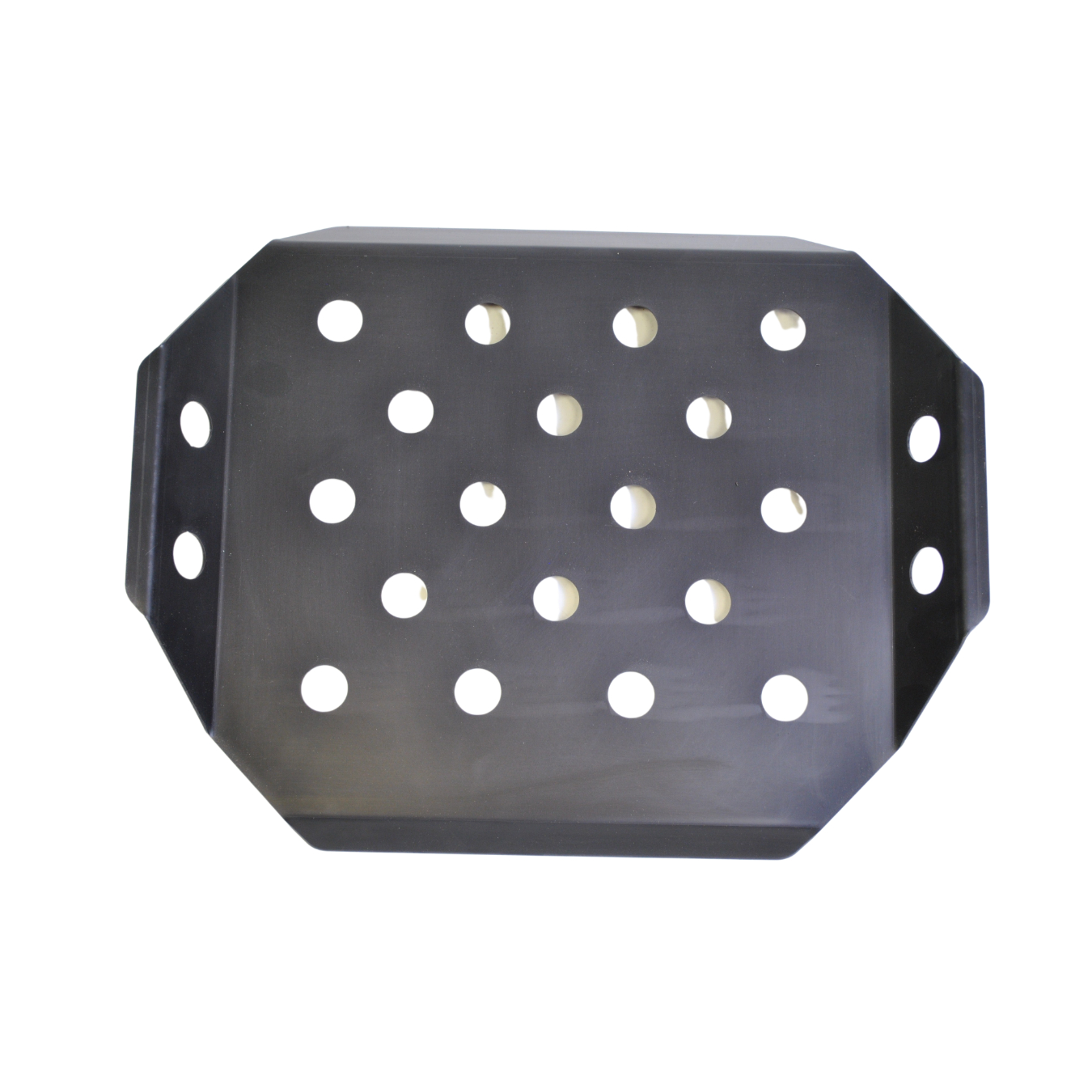 Repose pieds creusé pour copilote aluminium REDSPEC