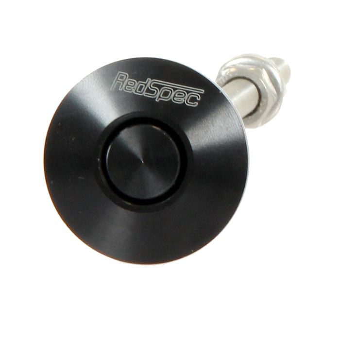 Fixation rapide REDSPEC type « Push Clip » en aluminium Noir