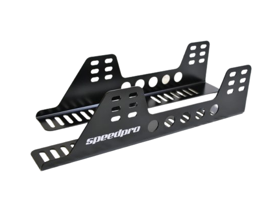 Fixations REDSPEC latérales en acier longueur 485mm pour baquet