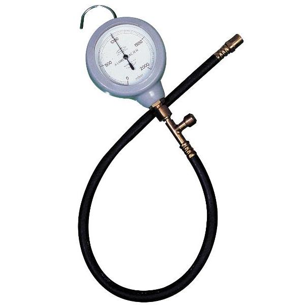 Manomètre REDSPEC pour contrôle de pression de pneu 0 à 2 bars