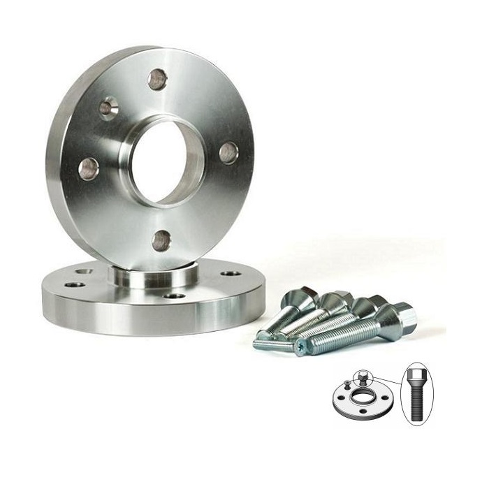 Elargisseurs de voies REDSPEC 5 x 98 pour ALFA ROMEO ou LANCIA avec boulonnerie simple conique