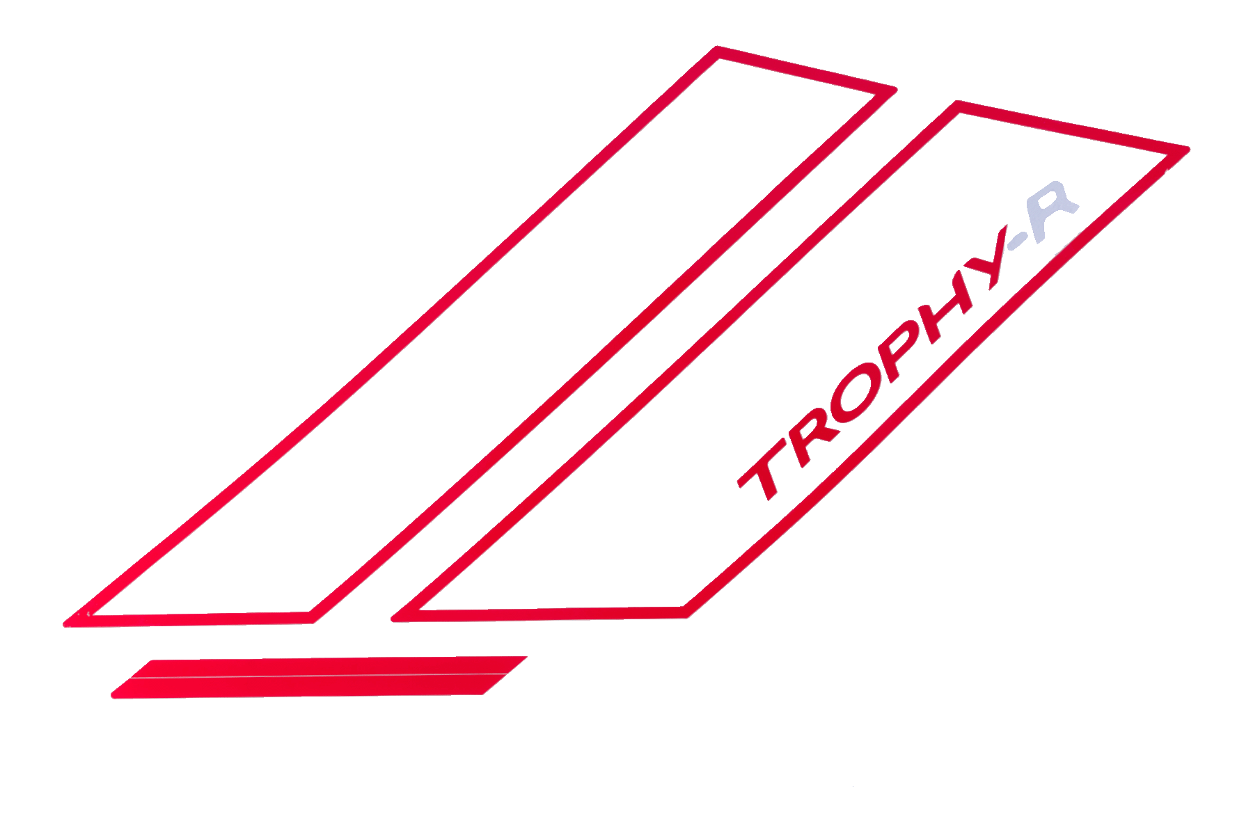 Kit décoration côté gauche Trophy-R RENAULT SPORT Mégane III R.S.
