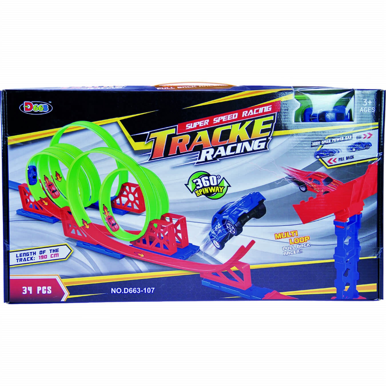 Circuit Radiocommandé RETRO BRANDS 5 Looping