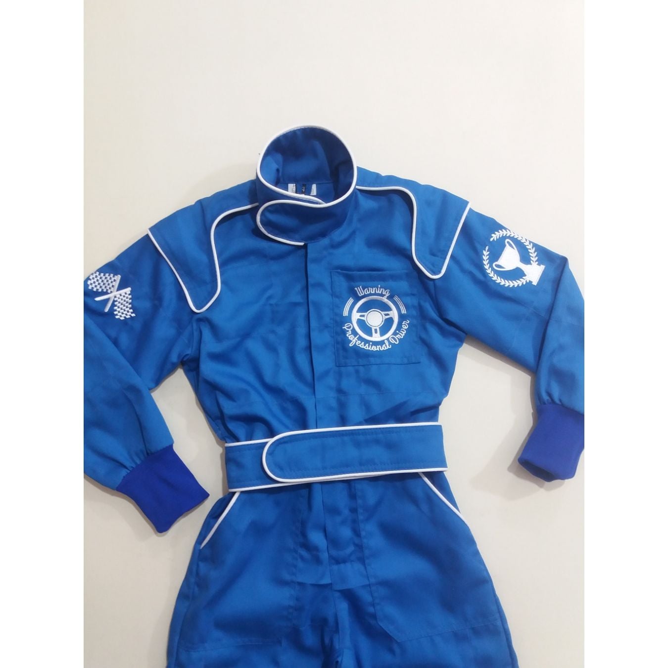 Combinaison Pilote RETRO BRANDS bleu pour enfant taille 9 - 10 ans