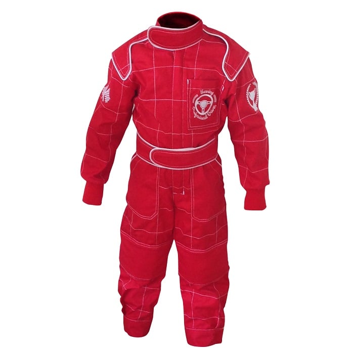 Combinaison Pilote RETRO BRANDS rouge pour enfant taille 9 - 10 ans