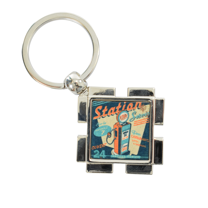 Porte-clef RETRO BRANDS Station