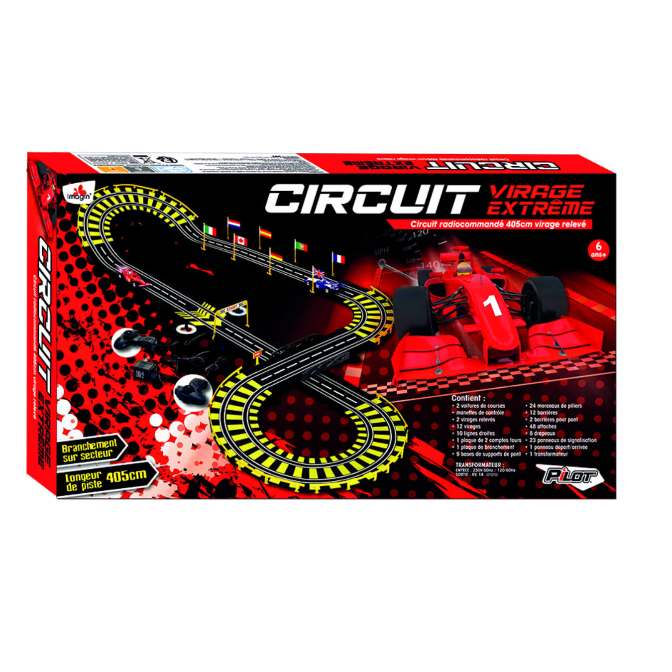 Circuit Radiocommandé RETRO BRANDS Virage Relevé