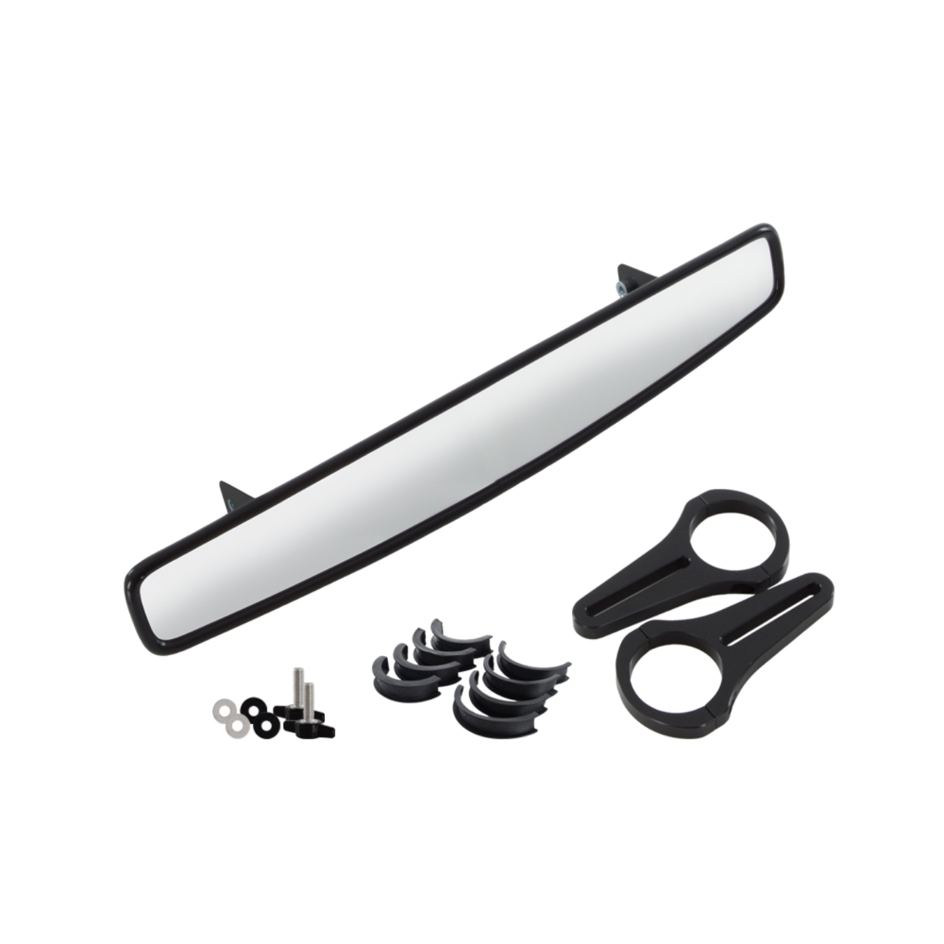 Rétroviseur grand angle BG Racing - 17" avec supports étendus 1,75