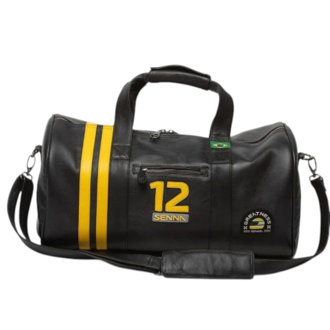 Sac Ayrton Senna Cuir noir