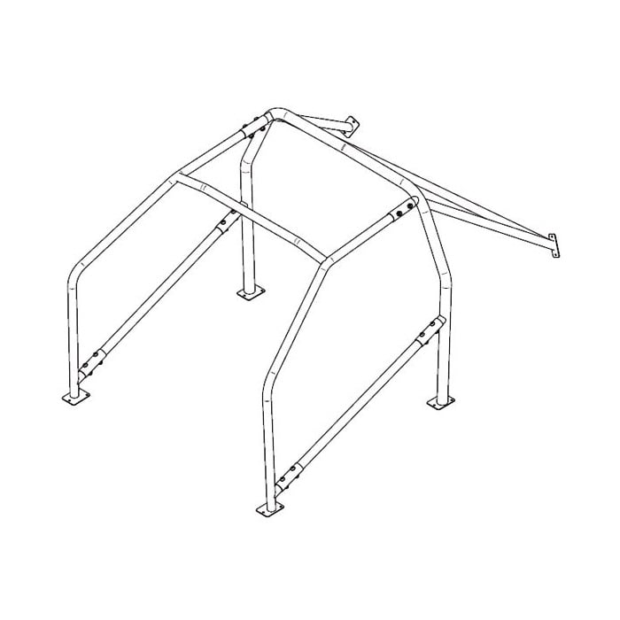Arceau SASSA pour LANCIA Stratos 1973-1976 6 points à boulonner